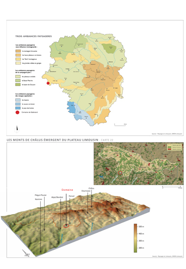 Etude d'impact pour la cration d'un gte touristique de 300 Ha.</br> Carte de localisation du site dans la rgion.